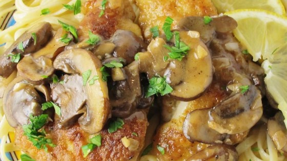 Mushroom Chicken Piccata