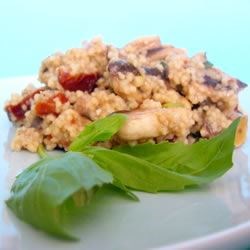 Couscous with Mushrooms and Sun-Dried Tomatoes