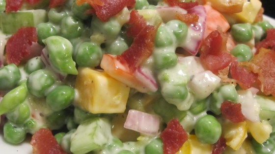 Green Pea Salad With Cheese