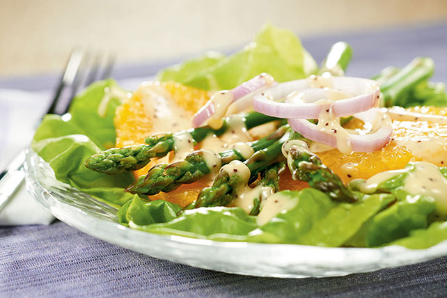 Asparagus, Boston Lettuce and Orange Salad