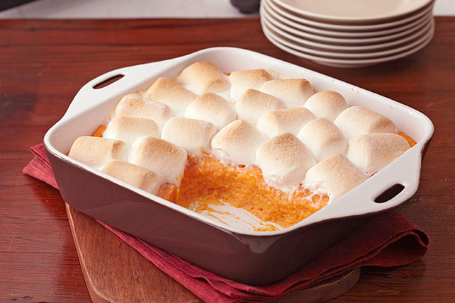 Baked Sweet Potato Recipe with Marshmallows