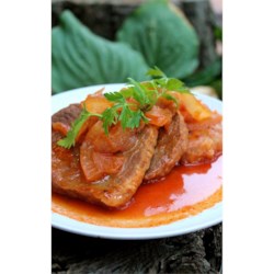 Eye of Round Steak and Ketchup