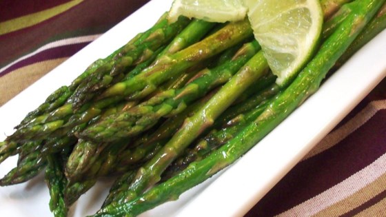 Garlic Asparagus with Lime