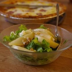 Salad with Prosciutto and Caramelized Pears and Walnuts