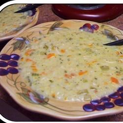 Creamy Chicken and Rice Soup