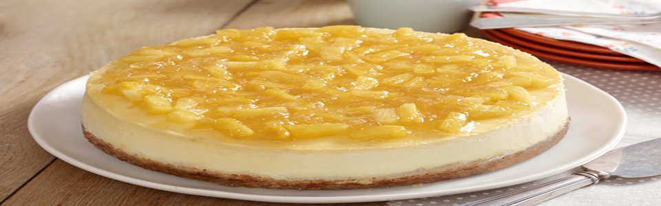 Pineapple-Topped New York Cheesecake