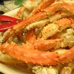 Steamed Lemon Grass Crab Legs