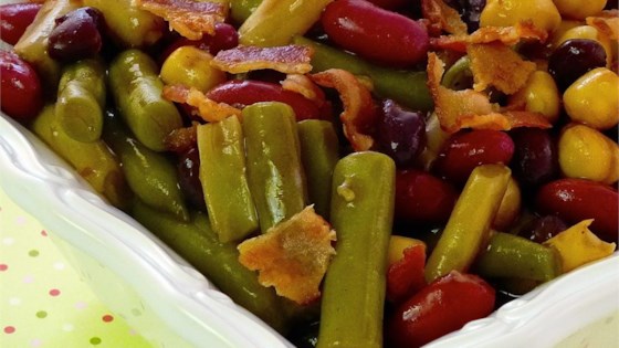 Fabulous Hot Five Bean Salad