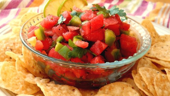 Watermelon Fire and Ice Salsa