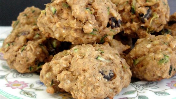 Spicy Zucchini Oatmeal Cookies