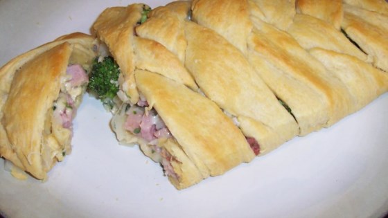Ham Broccoli Braid
