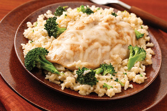 Mozzarella Chicken & Rice Skillet
