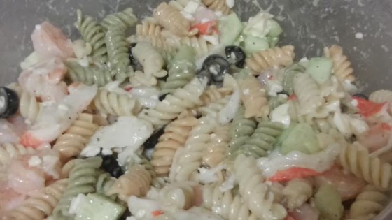 Crab and Shrimp Pasta Salad