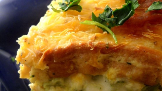 Broccoli Blue Cheese Strata