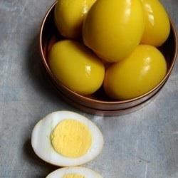 Yellow Pickled Eggs