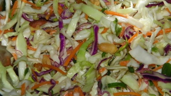 Quick and Easy Thai Style Coleslaw