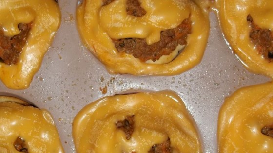 Halloween Jack-o'-Lantern Beef Pies