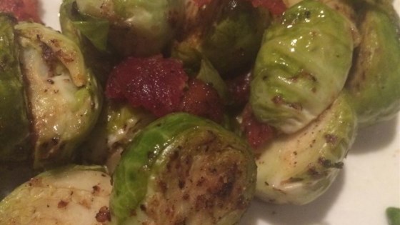 Bacon and Blue Brussels Sprouts
